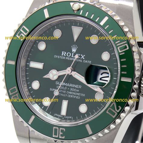 rolex quadrante verde usato|rolex submariner verde.